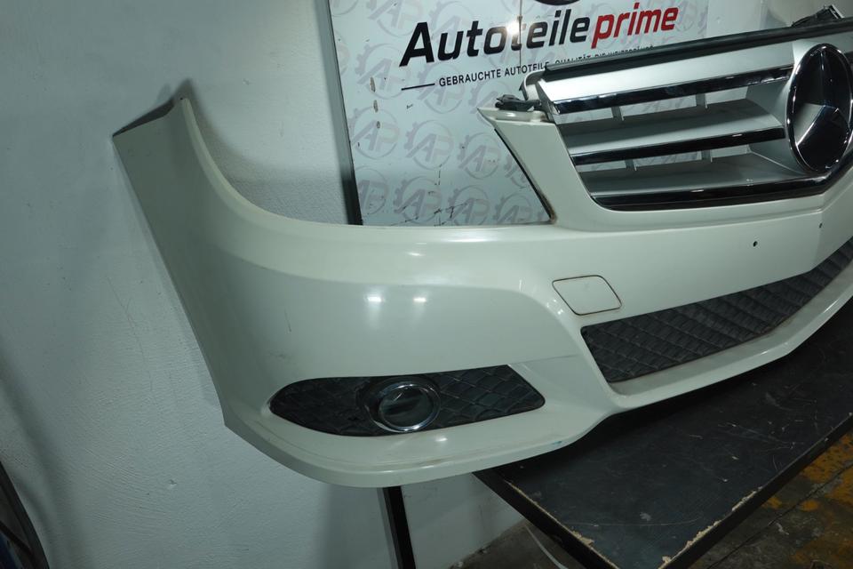 Mercedes C-Klasse 204 Stoßstange vorne Weiß N18 – Bild 4