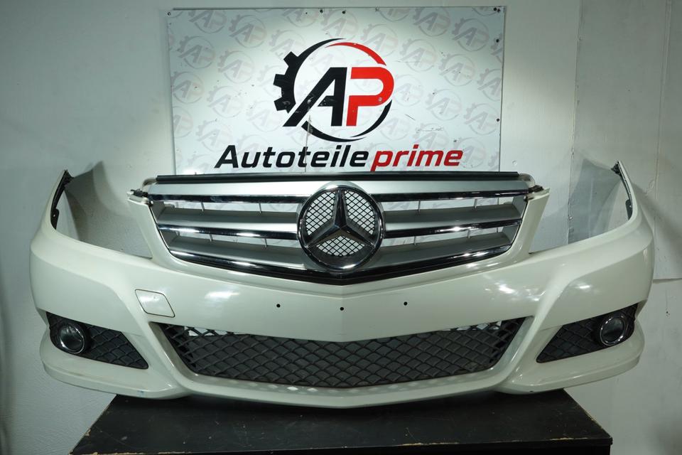 Mercedes C-Klasse 204 Stoßstange vorne Weiß N18 – Bild 13