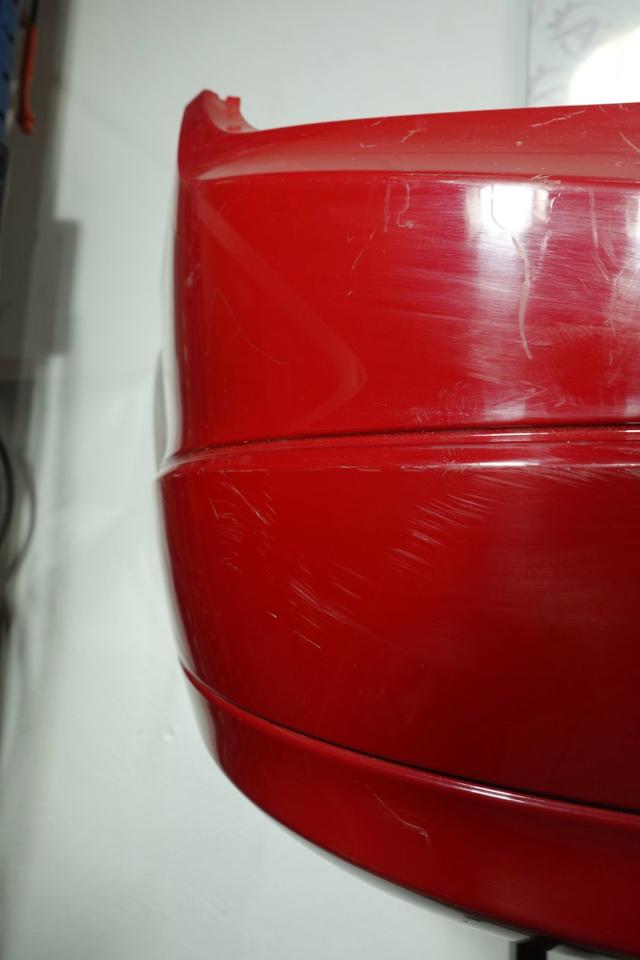 Original Mercedes C-Klasse S204 Stoßstange hinten Rot 2011 M09 – Bild 3