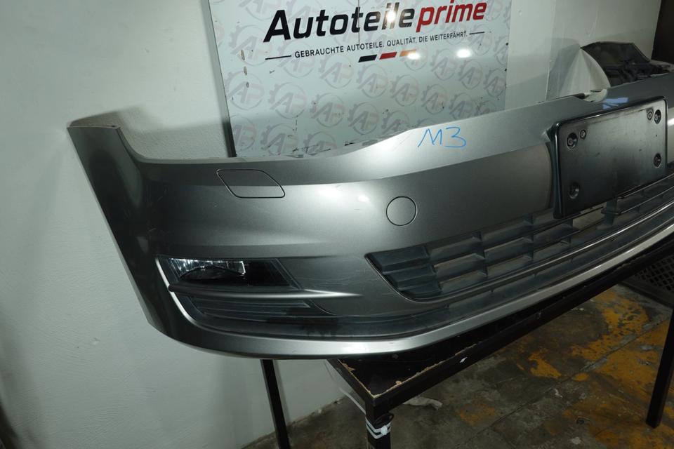 Original VW Golf 7 Variant Stoßstange vorne Reflexsilber 2015 M03 – Bild 2