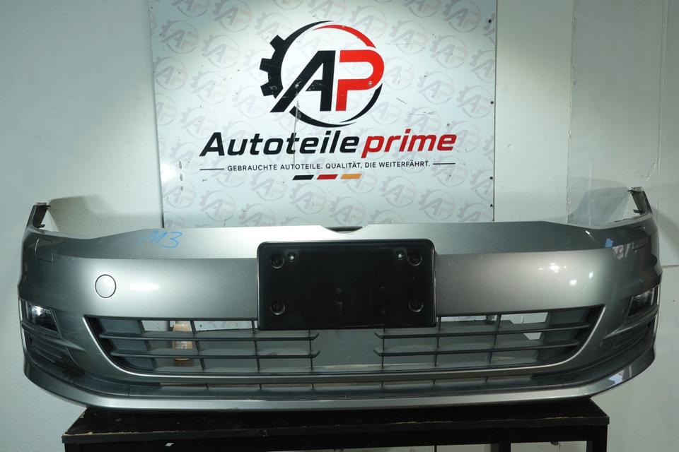 Original VW Golf 7 Variant Stoßstange vorne Reflexsilber 2015 M03 – Bild 16