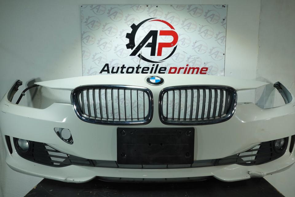 Original BMW 3er F30 F31 Stoßstange vorne Weiß 2013 M14 – Bild 3