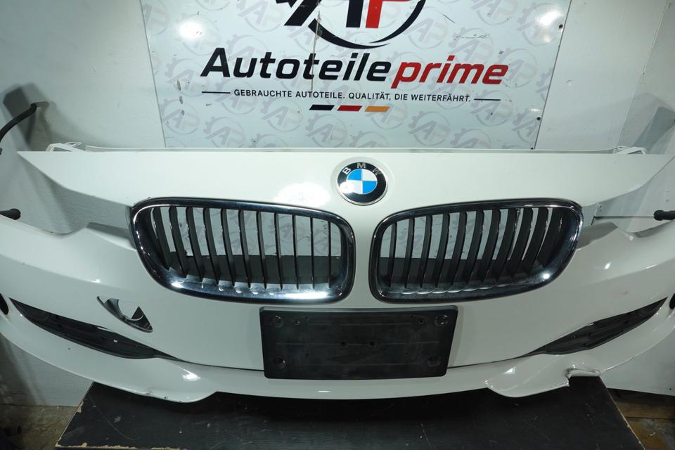 Original BMW 3er F30 F31 Stoßstange vorne Weiß 2013 M14 – Bild 8
