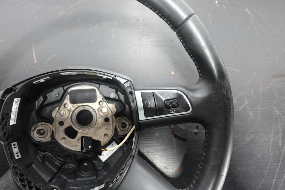 Audi A4 B8 8K Lederlenkrad Multifunktion schwarz 8K0419091BG M11 – Bild 3