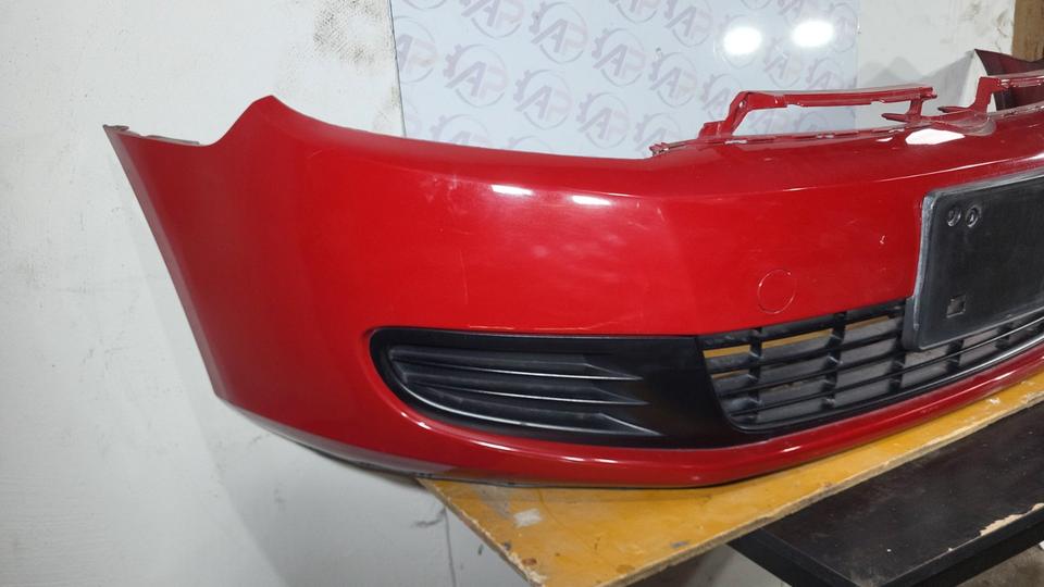 VW Golf 6 Variant Stoßstange vorne rot N06 – Bild 5