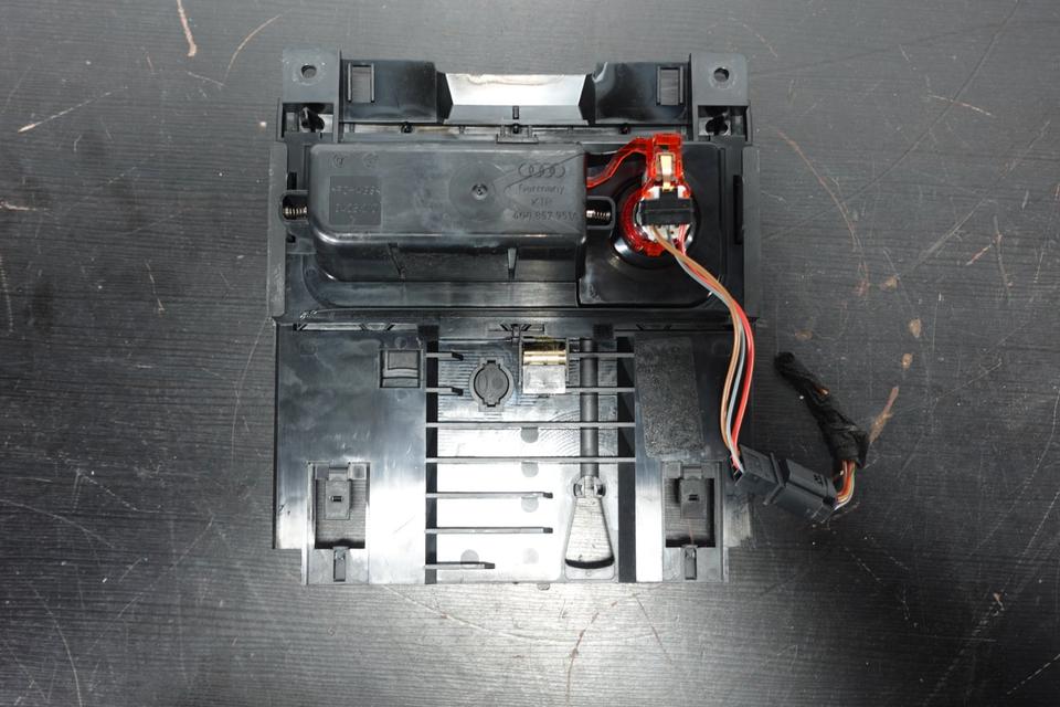 Audi A6 4G Aschenbecher Ablagefach Mittelkonsole Holzdekor M05 – Bild 3