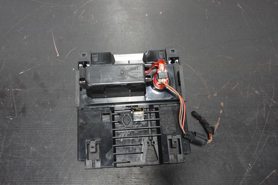 Audi A6 4G Aschenbecher Ablagefach Mittelkonsole Holzdekor M05 – Bild 7