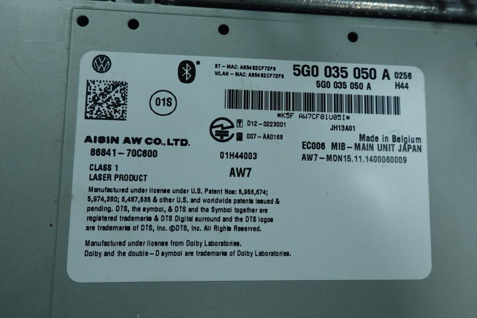 VW Golf 7 Variant Infotainment Navi Haupteinheit 2015 M03 – Bild 4