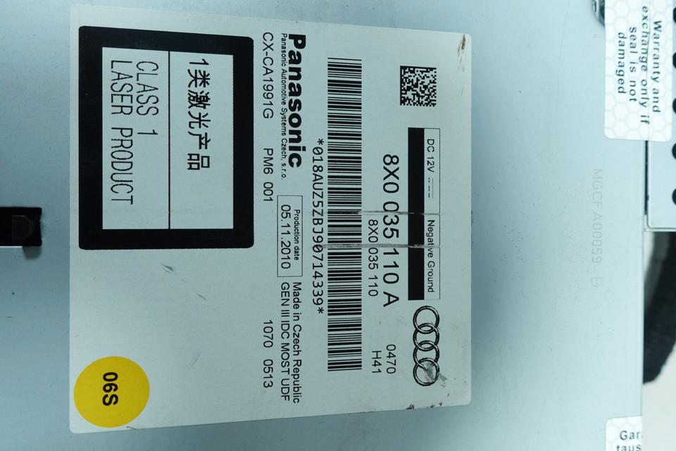 Audi A4 B8 2011 6-fach CD-Wechsler Panasonic M11 – Bild 5