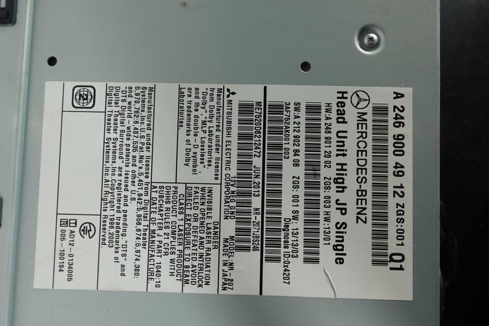 Mercedes B180 W246 Radio Navigation A2469004912 M41 – Bild 2