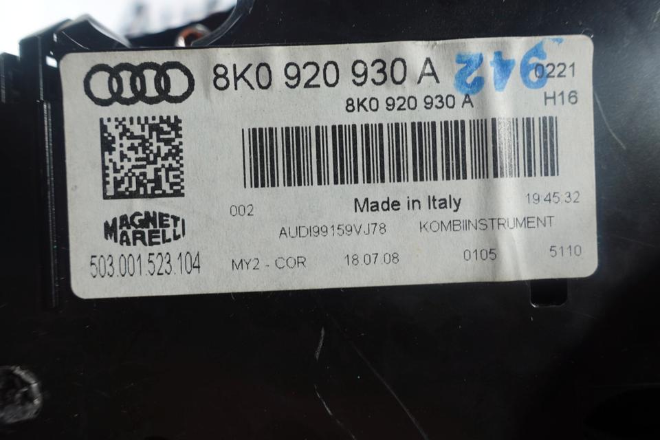 Audi A4 B8 8K Tacho Kombiinstrument Benziner 8K0920930A M23 – Bild 8