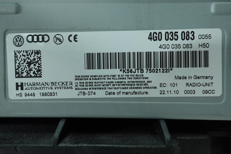 Audi A4 B8 Radioeinheit 4G0035083 TV-Tuner 8F0919129C Halter M11 – Bild 5