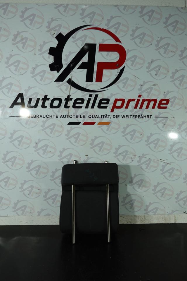 VW Touran 1T Kopfstütze hinten Stoff Schwarz Grau 2007 M39 – Bild 3