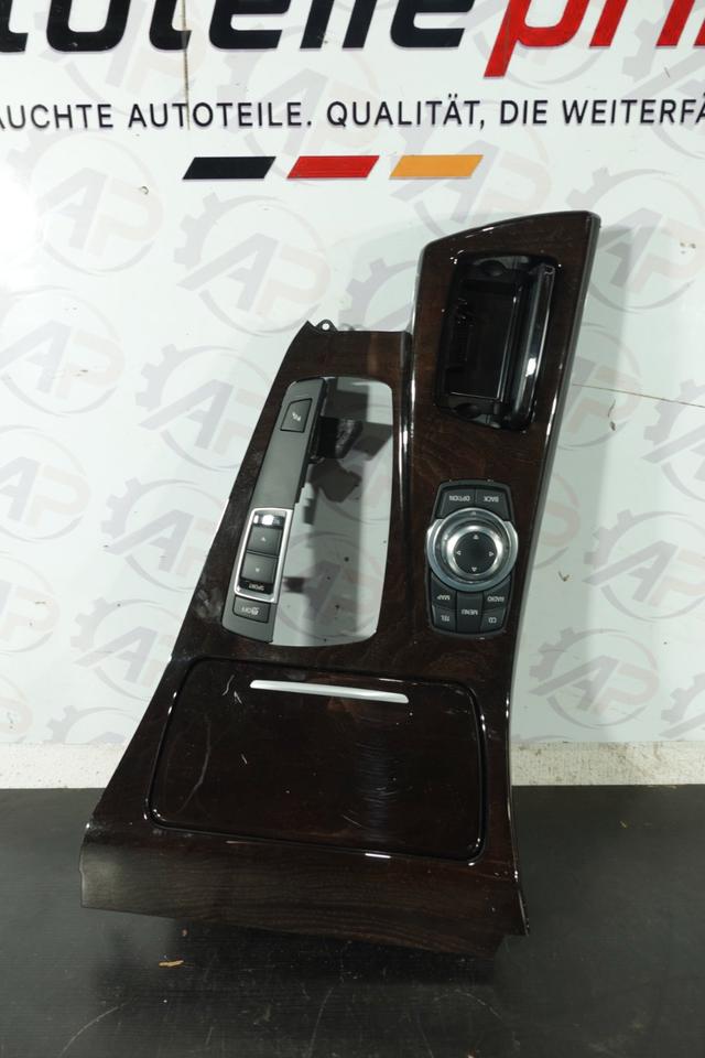 BMW 5er F10 F11 Mittelkonsole Holzdekor iDrive Controller M32 – Bild 3