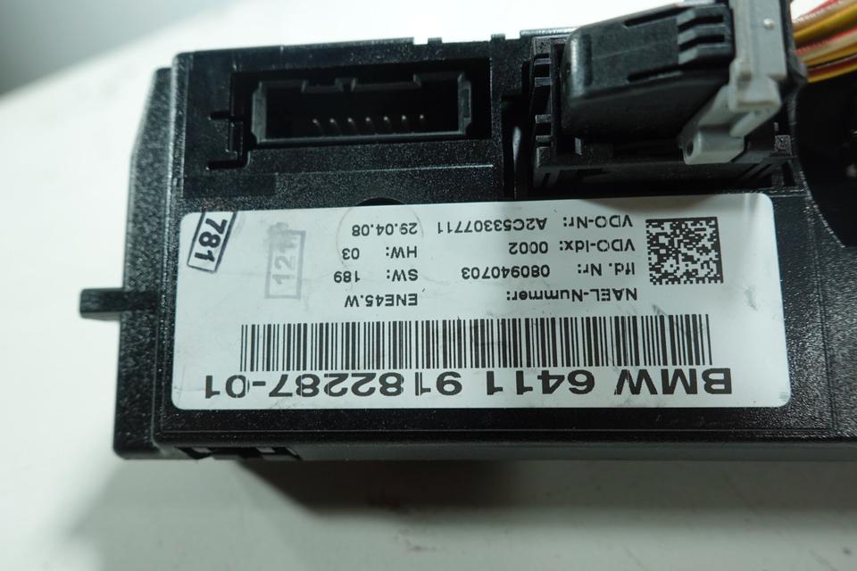 BMW 1er E87 Klimabedienteil Klimaautomatik 64119182287 M31 – Bild 4