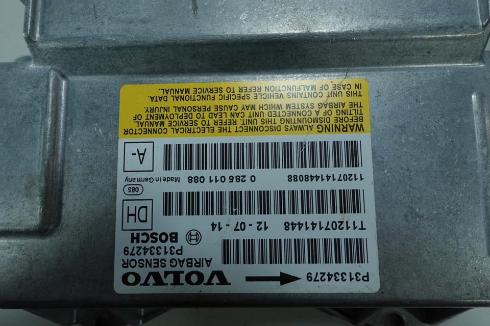 Volvo V60 Airbagsteuergerät 31334279 Bosch 0285011088 M33 – Bild 5