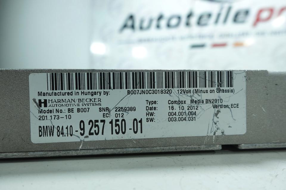 BMW 1er F20 Combox Media 9257150-01 Harman M01 – Bild 5