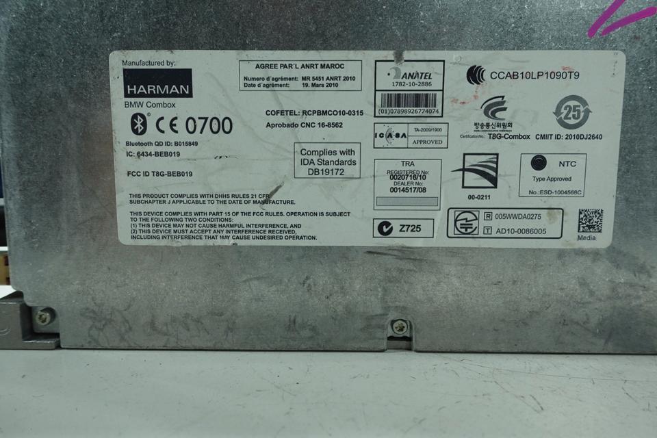 BMW 1er F20 Combox Media 9257150-01 Harman M01 – Bild 6